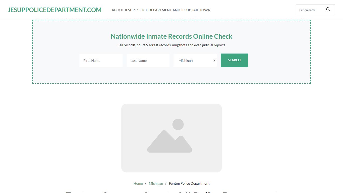 Fenton, MI Police - City Jail Inmates, Arrests